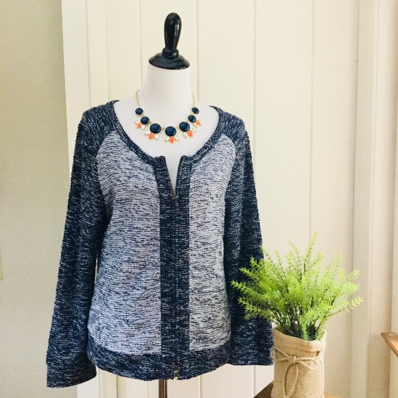 J. Crew Sweaters - 🎀HOST PICK!🎀 J CREW Blue Nubby Zipper Cardigan